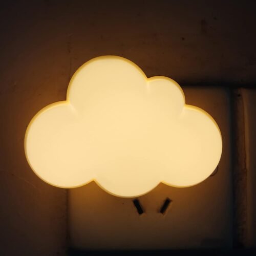 Cloud Shaped Plug In Night Light for Kids