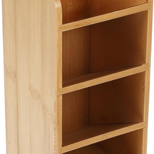 Lacquered Wooden Storage Box for Stationery
