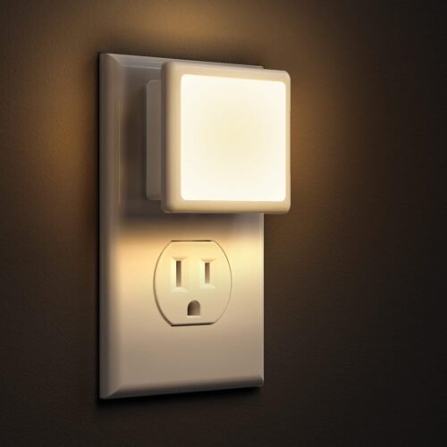 Plug In Night Light with Light Sensor Two Pack