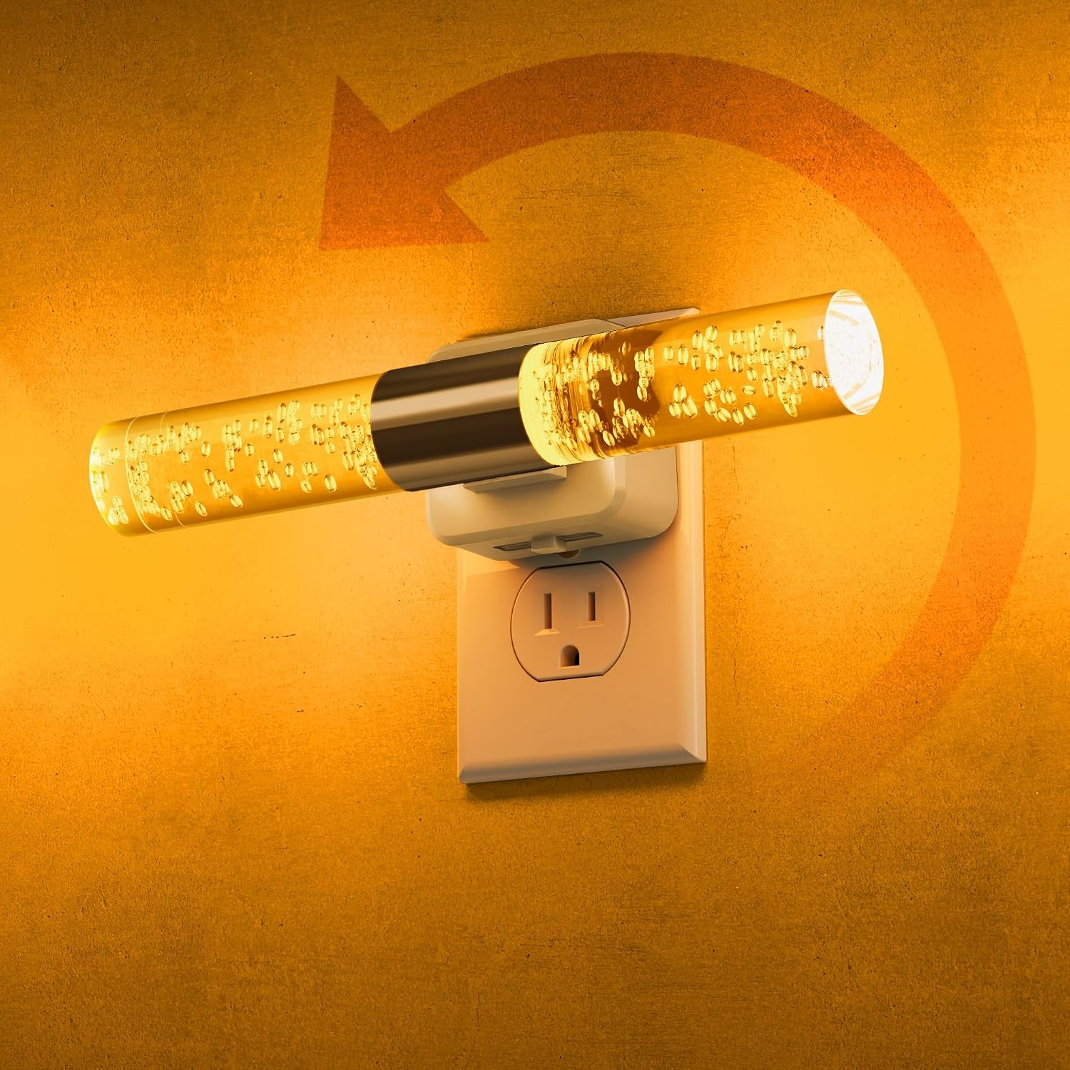 Amber Plug In Sleep Light for Bedroom