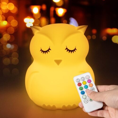 Owl Shaped Sleep Light with Remote Control