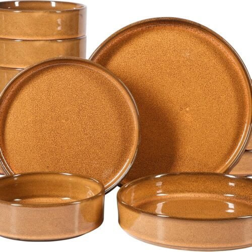 Terracotta Dinnerware Set Service for 4