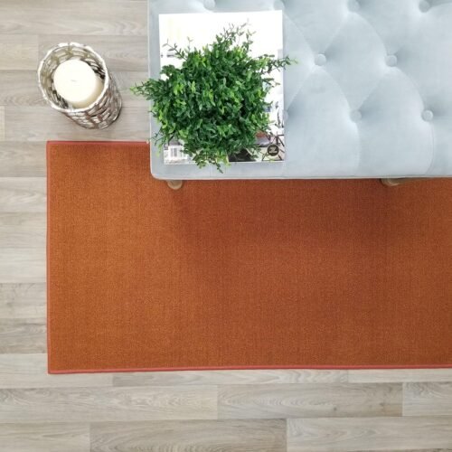 Custom Size Bedside Rug Non Slip Low Pile Carpet